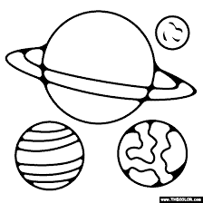 Coloring pages of saturn has image of saturn planet to print and color. Planets Online Coloring Pages