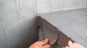 Plan de travail beton cire. Beton Cire Spatule Yellostone Sur Plan De Travail Teinte Gris Youtube