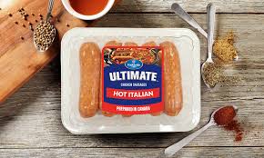 We summarized global chicken sausage trading companies. Hot Italian Chicken Dinner Sausage Maple Lodge Farms