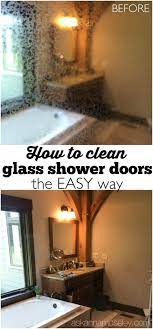 How To Clean Glass Shower Doors The Easy Way Ask Anna Glass Shower Doors Glass Shower Shower Doors