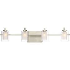 Quoizel Klt8604bnled Kolt Contemporary Brushed Nickel Led 4 Light Vanity Lighting Fixture Quo Klt8604bnled