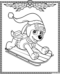 Zuma at christmas, paw patrol. Print Paw Patrol Holiday Christmas Zuma Coloring Pages Paw Patrol Coloring Paw Patrol Christmas Disney Coloring Pages