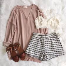 Black And White Checkered Shorts Outfit 1001 Ideas For How To Wear A Bralette Over 60 Stylish Suggestions Clothes Fashion Cute Outfits