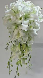 Pin By Julie T On White Wedding Bouquets Lily Bouquet Wedding White Wedding Bouquets Wedding Bouquets