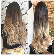 Welcome to our hair consultations column. 24 Inches Half Head Wig Long Curly Wavy Ombre Dip Dye 34 Weave Brown Blonde Darkest Brown To Sandy Blonde On Onbuy