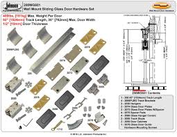 Johnson Hardware 200WG Wall Mount Sliding Glass Door Hardware | Jhusa.net |  Sliding | Folding | Pocket Door Hardware