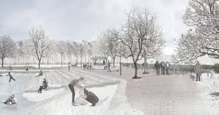 Park Groot Schjin Antwerp Belgium Buur Hosper Bulk Landscape A Landscape Architecture Drawing Landscape Architecture Graphics Landscape Architecture
