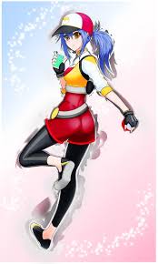 The majority of people within the known pokémon world are trainers. Anime Anime Girls Pokemon Pokemon Go Pokemon Trainers Pokemon Girl Blue Hair 728x1213 Wallpaper Teahub Io