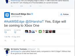 Like for instance, neither you would find a button anywhere, nor can. Microsoft Edge Browser To Arrive On Xbox One
