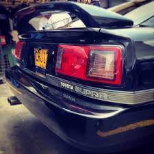 The tail lights had a reverse light in the centre and the door handles opened the doors by pulling sideways. Toyota Supra Turbo 1987 6l 3 000 24v Toyota Supra Turbo Toyota Supra Sweet Ride