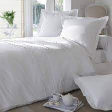 linge de lit louise becquet parure de lit blanche parure de lit linge de lit blanc