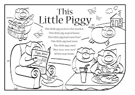 Image Result For This Little Piggy Coloring Pages Kids Nursery Rhymes Nursery Rhymes Activities Rhyming Preschool