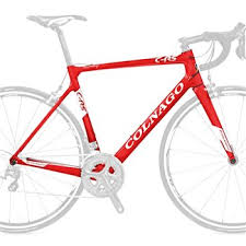 Crs Frameset Red White 42cm Sloping