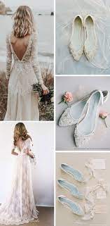 Spring And Summer Weddings Means Gorgeous Lace Bohemian Wedding Dresses With Cotton Lace B Bohemian Wedding Dress Lace Boho Wedding Flats Wedding Dresses Lace