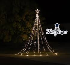 Flag pole led light outdoor fixture. Starry Night Christmas Tree Flagpole Lights 1250 Led Multi Color Flagco