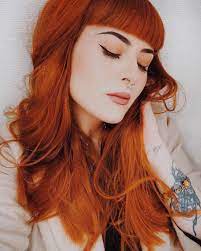 Viorosie Saturyay Arcticfoxhaircolor Bangs Coloredhair Dyedhair Copperhair Afsunsetorange A Hair Color Orange Copper Hair Copper Orange Hair