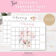 And when we talk about the second month of the year which is february, it is basically slightly different from all the other months of the year. Free February 2021 Calendar Printable Shabby Mint Chic Party