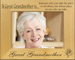 A Great Grandmother is Laser Engraved Wood Picture Frame