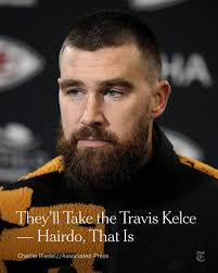 Barbers, in the U.S. and abroad, are being inundated with requests for “the  Travis Kelce.” One barber in Canada said he received at least 50 requests  for Travis Kelce's haircut last week