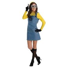 Women S Despicable Me Lady Minion Costume Large Target Minion Dress Fancy Dress Halloween Costumes Despicable Me Costume