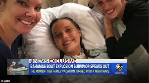 Mother of 22-year-old who lost legs in Bahamas boat blast speaks out