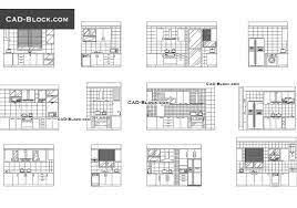 Free autocad blocks of kitchen equipment in elevation and plan view. Kitchen Cad Blocks Free Download
