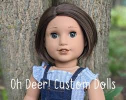 Custom Dolls American Girl 67 OOAK Custom American Girl Doll Cori Brown  Hair Hazel Eyes Medium