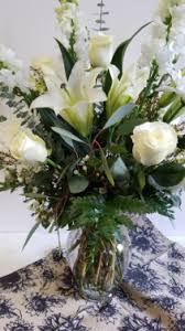 Sympathy flowers with keepsake vase. Sympathy Arrangements Virg Ann Flower Shop Inc Warren Pa