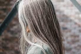 I wasn't any smarter than my peers nor was i looked at with any more respect for my wise old looking head. The Young Women Embracing Their Grey Hair