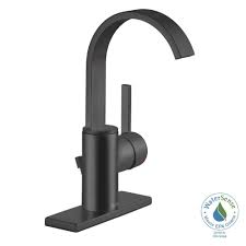 Delta Mandolin 4 In Centerset Single Handle Bathroom Faucet In Matte Black Bathroom Faucets Single Handle Bathroom Faucet Mold In Bathroom