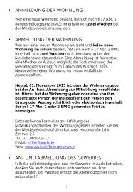 Sie müssen sich spätestens 2 wochen nach dem umzug anmelden. Umzugsratgeber Der Stadt Aach Ppt Herunterladen