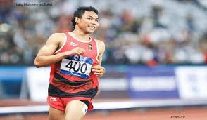 Daftar 28 atlet wakil indonesia di olimpiade 2021, ada marcus/kevin hingga lalu muhammad zohri. Lalu Zohri Manusia Tercepat Asia Tenggara