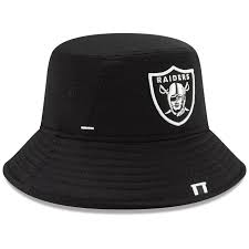 Men S New Era Black Oakland Raiders 2019 Nfl Training Camp Bucket Hat Oakland Raiders Raiders New Era