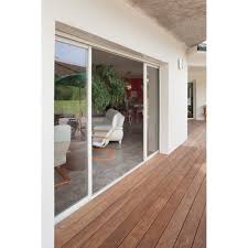 Baie coulissante pvc gamme slide à galandage à vantail. Coulissant Alu H 235 Cm X L 290 Cm Double Vitrage Coulissant En Alu Blanc A Galandage 2 Vantaux Sur 1 Rail Cdiscount Bricolage