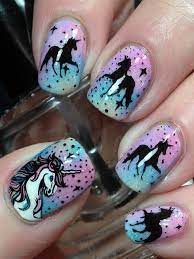 Especiales para aquellas que no pueden vivir sin los tonos pasteles en sus uñas. Unas Decoradas De Unicornio Para Ninas Unas Bonitas