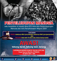 Walaupun akta ini baru berusia (6) bulan ketika itu, malaysia telah merekodkan sabitan pertamanya pada tahun 2008, apabila seorang wanita warganegara india telah berjaya disabitkan dengan kesalahan pemerdagangan orang melibatkan Hashtag Seahawk Di Twitter