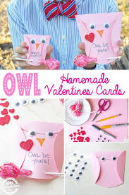 What doesn't always come so naturally though, is creating the right message to put on those cards! Owl Homemade Valentines Cards Kids Can Make Valentine S Cards For Kids Homemade Valentine Cards Homemade Valentines Day Cards