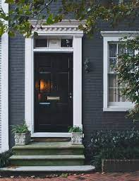 Before we put in an offer on buying this house, i told my husband that i'd only agree to it if he would allow me to paint the exterior brick. Brick Exterior House House Paint Exterior Exterior Brick
