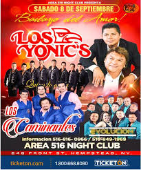 Falsas promesas los yonics los yonics. Los Yonics Hempstead Tickets Boletos Area 516 Nightclub