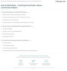 It also helps with modifying problematic behaviors. Marvelous Preschool Worksheets Community Helpers Samsfriedchickenanddonuts