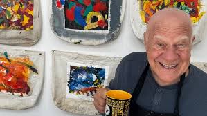 855) 🫖 KINTSUGI Series 🫖 WOMAN No. 6 Acrylic Painting 092922 Look for  Kintsugi story video link 👇