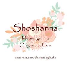 Baby Girl Name Shoshanna Meaning Lily Origin Hebrew Nickname Shanna Baby Girl Names Unisex Baby Names Baby Boy Names