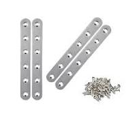 Concisea 10Pcs 47x16mm Soportes De Soportes De Esquina Planos De Acero