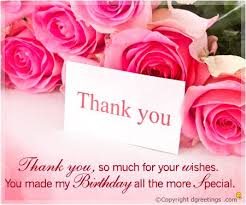 Sweet Happy Birthday Thank You Quotes For Friends We Have Decided On Some The Thank You For Birthday Wishes Thanks For Birthday Wishes Birthday Wishes Quotes