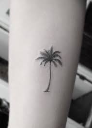 Palm Tree Tattoo This Is The One That I Want But Instead Of Palm Tree I Want It To Be A Symbol Of Texas Palm Tattoos Tattoos Small Tattoos