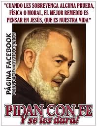 INCLINA TU RODILLA ANTE DIOS...Y REZA CON FE!! "Hijo, no te aflijas al  punto de perder la paz interior. Reza con perseverancia, confianza y con la  mente tranquila y serena...Él, viéndote, agradecerá