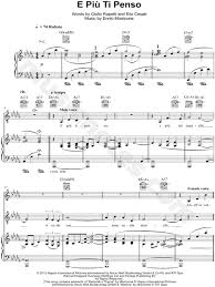 Andrea Bocelli E Piu Ti Penso Sheet Music In Db Major Transposable Download Print Sheet Music Our Father Lyrics Music Download