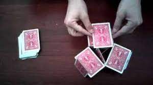 So my son randomly came up to me and asked how to write an algebraic (?) expression to calculate how many cards it will take to make a house of so for example layer 1 (the top layer), v=1 and so the number of cards is 2. How To Build A Awesome And Easy House Of Cards Youtube