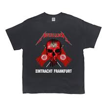 Zimmerflagge aus 100 % polyester, maße ca. Metallica Eintracht Frankfurt Football Club Skull Flag T Shirt Teenavi