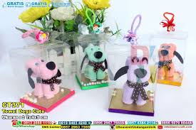 Towel Dogs Cute Handuk Undangan Pernikahan Souvenir Pernikahan